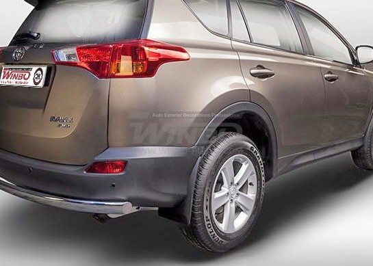 Защита заднего бампера Toyota RAV4 2013-2019