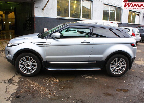 Установка боковых порогов для RANGE ROVER EVOQUE 2011+