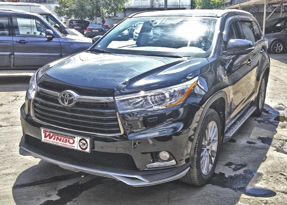 Установка навесного оборудования для Toyota Highlander 2013+