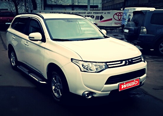 Установка навесного оборудования Mitsubishi OUTLANDER 2012+/OUTLANDER Samurai