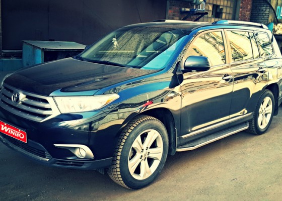 Установка навесного оборудования Toyota HIGHLANDER 2010+