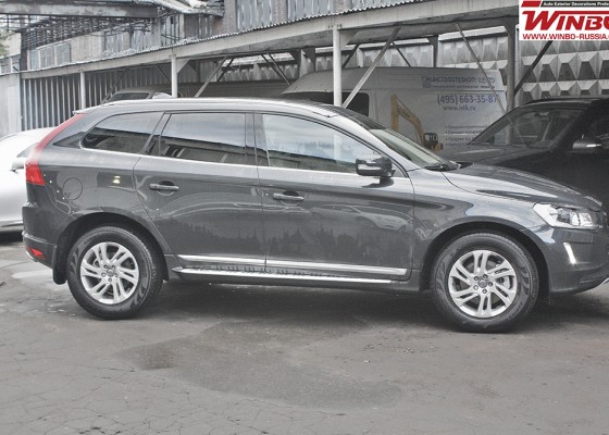 Установлены боковые пороги "WINBO" для Volvo XC60 2013+