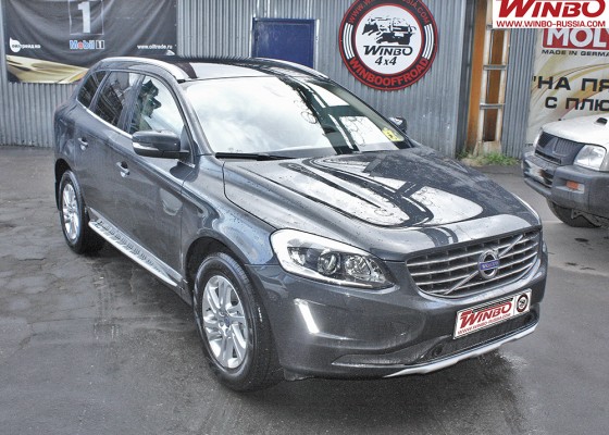 Установлены боковые пороги "WINBO" для Volvo XC60 2013+